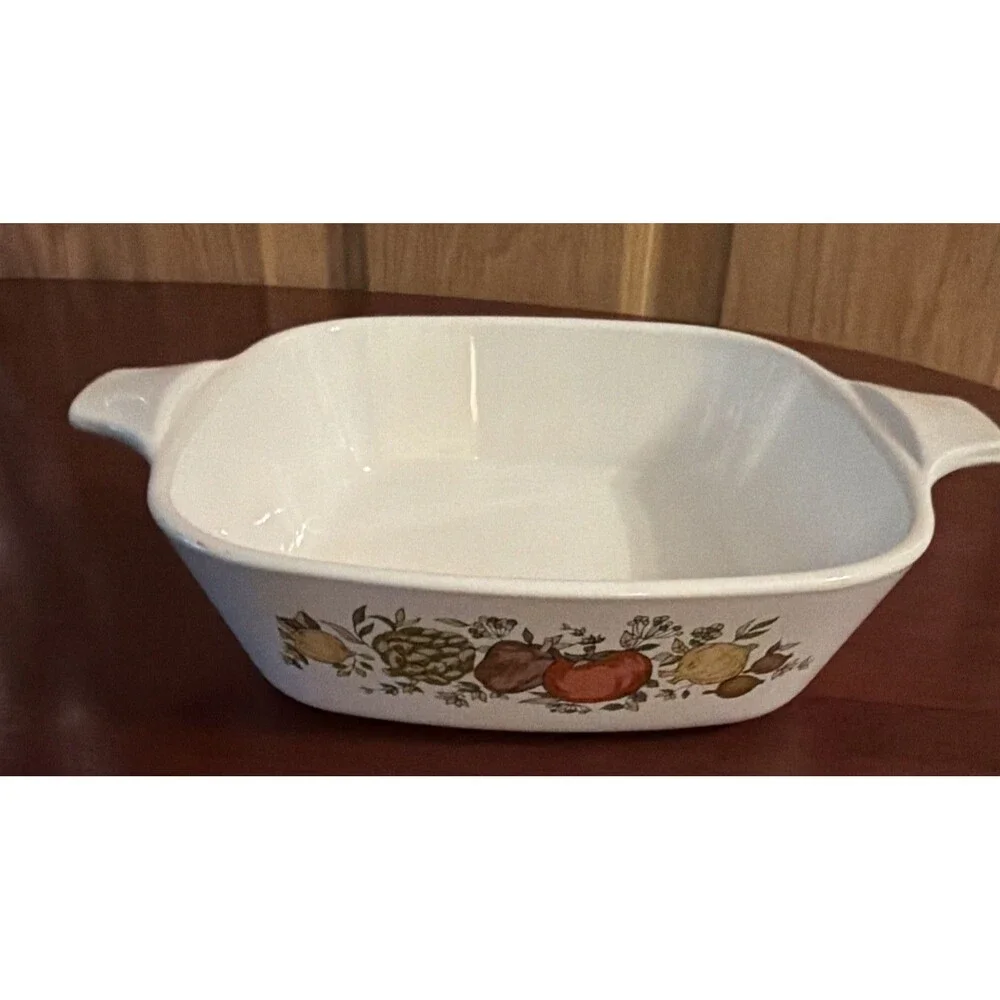 Vintage Corning Ware Spice of Life P-41-B Casserole Dish 1 3/4 Cup USA Bakeware!